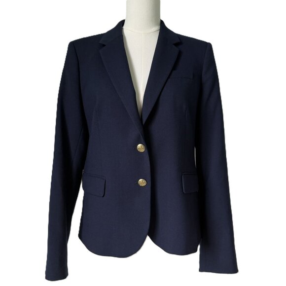 J. Crew Jackets & Blazers - J. CREW | Navy Wool Blend Schoolboy Blazer Sz 8
